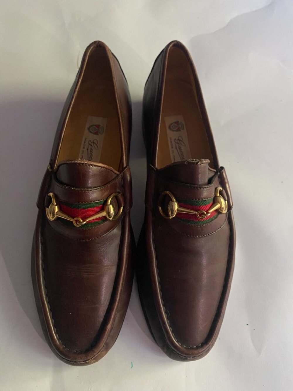 Men's Vintage Gucci Horsebit Loafers - Made in Italy.
